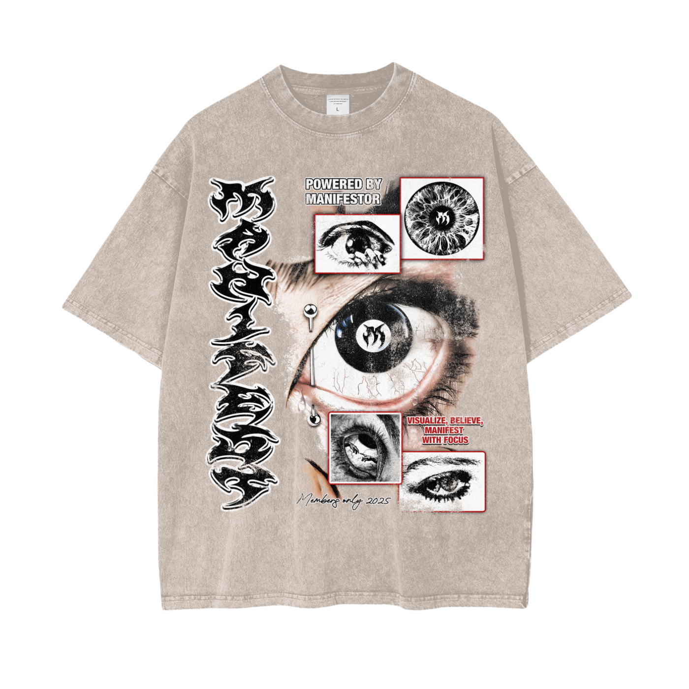 Clear Vision - Acid Wash Oversize Shirt