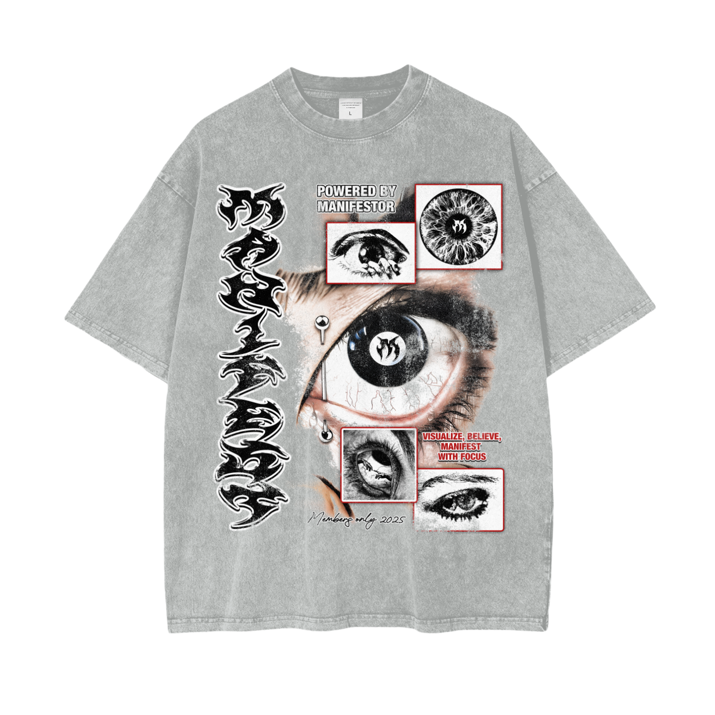 Clear Vision - Acid Wash Oversize Shirt