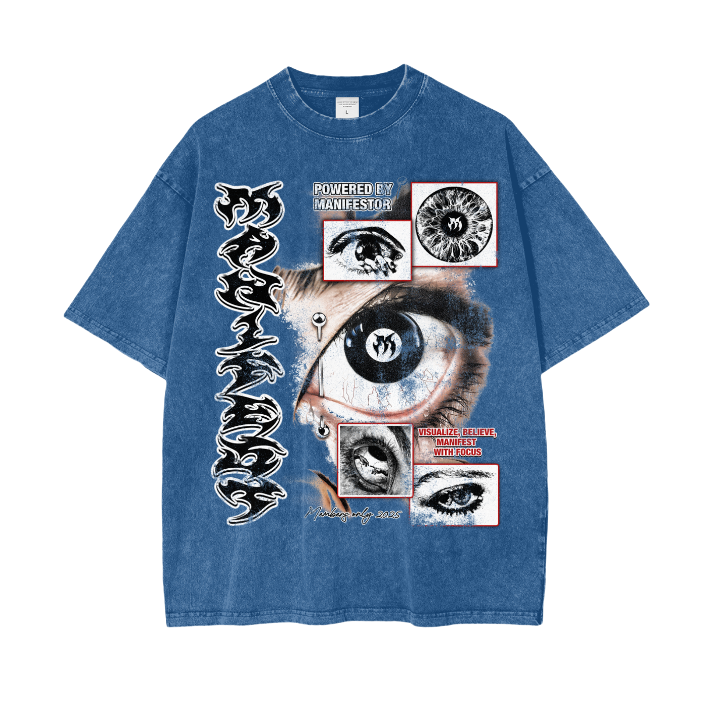 Clear Vision - Acid Wash Oversize Shirt