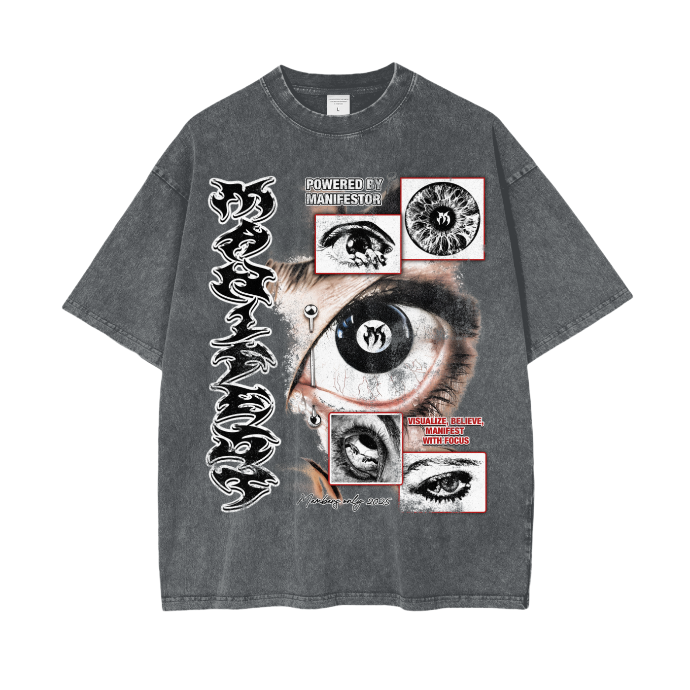 Clear Vision - Acid Wash Oversize Shirt