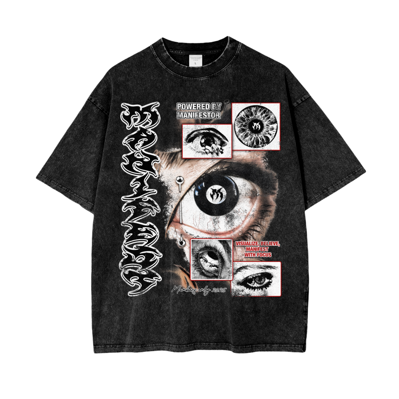 Clear Vision - Acid Wash Oversize Shirt